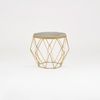 Livin Hill Beistelltisch Glamour Gold, graue Zementplatte GL1715 Bild 2