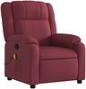 vidaXL Massagesessel Weinrot Stoff 373551 Bild 3