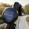 Swing&Harmonie Sonnenschirm mit LED Beleuchtung Luxus Ampelschirm 300 / 350cm, Garten Schirm inkl. Abdeckhaube Bild 4