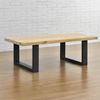 Couchtischgestell Makers 2er-Set 64x40 cm Stahl Schwarz [en. casa] Bild 4