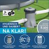Bestway 'Steel Pro MAX™' Frame Pool Set, mit Filterpumpe, rund, Tritech lichtgrau, Ø 305 x 76 cm Bild 5