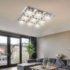 LED Deckenlampe, Kristalle, eckig, L 40 cm Bild 5