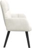 vidaXL Zweisitzer Sofa Creme 115 x 61 x 87 cm Samt 42028947 Bild 5