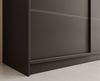 Schiebetürenschrank Schrank LUND in Schwarz matt 250 x 215 x 58 cm Bild 3