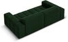 Micadoni Sofa Jennifer 3-Sitzer Samt Flaschengrün Bild 4