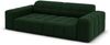Micadoni Sofa Jennifer 3-Sitzer Samt Flaschengrün Bild 3