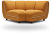 KAWOLA Sessel LAYLA Eckelement Velvet gelb 74 x 99 x 166 cm Bild 3