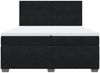vidaXL Boxspringbett mit Matratze Schwarz 200x200 cm Samt 3290998 Bild 4