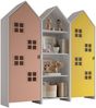 Schrank Casami Bruges 37 x 172,8 x 171,3 cm MDF Rosa Gelb Bild 2