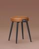 Vasagle Esszimmerstühle (6 St), Sitzhocker, EKHO Series, Kunstleder, 48,2 cm hoch, karamellbraun Bild 2