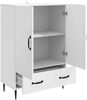 vidaXL Sideboard Hochglanz Weiß 66 x 34,5 x 95 cm Holzwerkstoff 894899 Bild 2