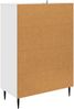 vidaXL Sideboard Hochglanz Weiß 66 x 34,5 x 95 cm Holzwerkstoff 894899 Bild 5