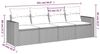 vidaXL 4-tlg. Garten-Sofagarnitur mit Kissen Beige Poly Rattan 3251016 Bild 3