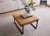 Couchtisch Eiche 60x60x35 natur geölt LOUNGE COLLECTION #04 Bild 2