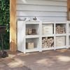 vidaXL Küchenschrank MEPPEL Weiß 55 x 55 x 92 cm Massives Kiefernholz 868166 Bild 4