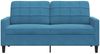 vidaXL 2-Sitzer-Sofa Blau 140 cm Samt 4007633 Bild 4