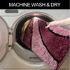 OTTO home Badematte Anna, Badvorleger, Badezimmer Teppich, Höhe 16 mm, rutschhemmend beschichtet, schnell trocknend, fußbodenheizungsgeeignet, Polyester, rechteckig, 3tlg Set Hänge WC, Badteppich, Hoch Tief Effekt, Modern, Weich, Wellen Bild 3