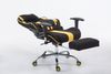 CLP Racing Gaming Bürostuhl Limit V2 Stoff höhenverstellbar und drehbar,schwarz/gelb mit Fußablage Bild 5