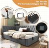 STILVORA Polsterbett 90x190 mit Bettkasten Tagesbett Schlafsofa Kinderbett mit Stauraum Bild 3