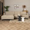 Bronx71 Ecksofa Denver Chenille taupe links Bild 2
