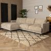Bronx71 Ecksofa Denver Chenille taupe links Bild 4