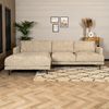 Bronx71 Ecksofa Denver Chenille taupe links Bild 3
