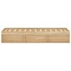 vidaXL Bettgestell Sonoma-Eiche 120x200 cm 3203854 Bild 2