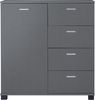 Sideboard Döbritz 84x80x28cm Dunkelgrau [en. casa] Bild 4