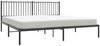 vidaXL Bettgestell mit Kopfteil Metall Schwarz 193x203 cm 350870 Bild 4