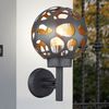 Wandleuchte, Edelstahl Alu, anthrazit, 20 cm Bild 5