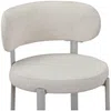 Vente-unique - ASILOVA Barhocker Stoff Beige - B 54 cm x H 95 cm x L 52,5 cm Bild 5