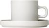 Blomus Pilar Set 2 Kaffeetassen, Tasse, Becher, Trinkgefäß, Keramik, Moonbeam, 200 ml, 63907 Bild 3