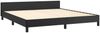 vidaXL Bettgestell mit Kopfteil Schwarz 180x200 cm Kunstleder 3125524 Bild 5