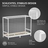 ML-DESIGN Spielbett Fußballtor Einzelbett für Kinder Holzbett mit Lattenrost & Tornetz, Handballtor Abenteuerbett 90x200cm Weiß Kinderbett mit Matratze H:16cm Bild 3