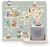 stadtecken Kinderregal Atlas mit schmalen Boden - geeignet für die Toniebox und Tonies, Bunte, verspielte Aufbewahrung für 35 Figuren, ideal fürs Kinderzimmer Bild 5