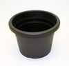 alpfa Blumentopf Cilindro Kunststoff rund 30 cm oben anthrazit Boden 21 cm Höhe 21 cm Bild 1