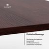 Blumfeldt Bearsdon Tischplatte 200x100 - Langlebige Holzplatte, 200x100 cm, Kratzfest & Hitzebeständig, Ideal für Esszimmer - Modernes Teakholz-Finish, Perfekt für Industrielle & Minimalistische Räume Bild 4