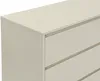 Vente-unique - KORASA Kommode Holz, Platte Beige - B 40 cm x H 82,5 cm x L 140 cm Bild 5