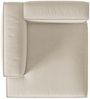 Micadoni Recamiere Nuria 1-Sitzer Links Samt Beige Bild 4