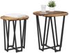 vidaXL Beistelltisch-Set 2 pcs Altholz und Schwarz 869724 Bild 3