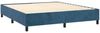 vidaXL Boxspringbett mit Matratze Dunkelblau 160x200 cm Samt 3143275 Bild 4