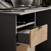 Schreibtisch Meiko Anthrazit/Artisan 105 x 50 cm mit Schubladen Vicco Bild 4