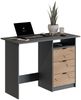 Schreibtisch Meiko Anthrazit/Artisan 105 x 50 cm mit Schubladen Vicco Bild 5