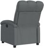 vidaXL Relaxsessel Elektrisch Dunkelgrau Stoff 3204069 Bild 5