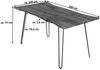 Esstisch Baumkante massiv Akazie nussbaum 200 Hairpin-Gestell schwarz HANNAH 70706918 Bild 3