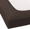 Janine Mako Jersey Spannbetttuch Bettlaken 140-160x200 cm OVP 5007 87 dunkelbraun Bild 2