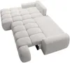 Vente-unique - FARNETA Sofa Stoff Grau - B 177 cm x H 86 cm x L 280 cm Bild 4