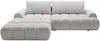 Vente-unique - FARNETA Sofa Stoff Grau - B 177 cm x H 86 cm x L 280 cm Bild 2