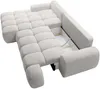 Vente-unique - FARNETA Sofa Stoff Grau - B 177 cm x H 86 cm x L 280 cm Bild 5
