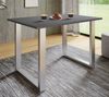 VCM Esstisch Xona 919666 Silber/ Anthrazit H. 76 x B. 140 x T. 50 cm Bild 2